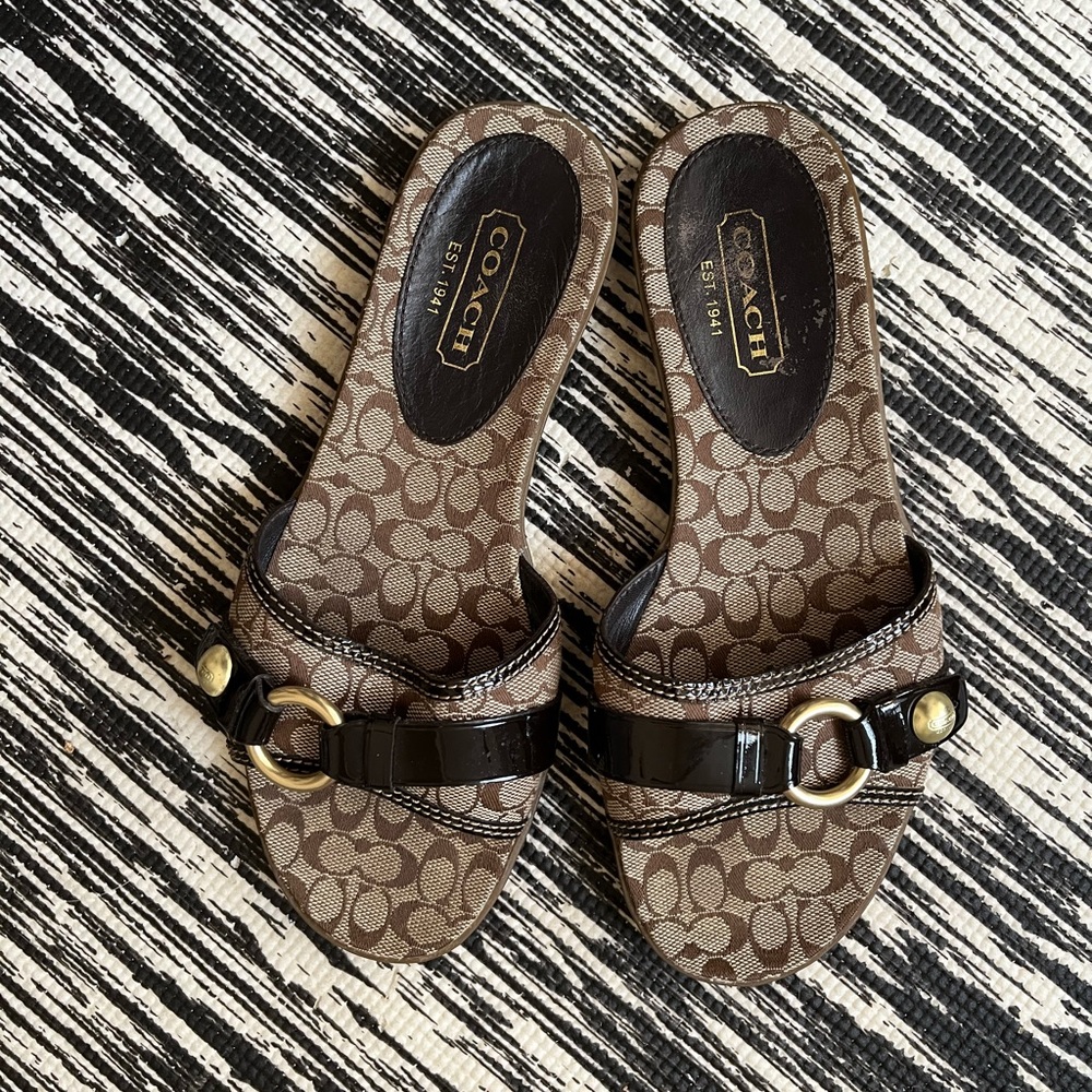 Coach sandals super cute and comfortable!